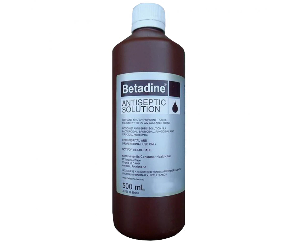 Betadine Antiseptic Bactericidal Solution 500ml