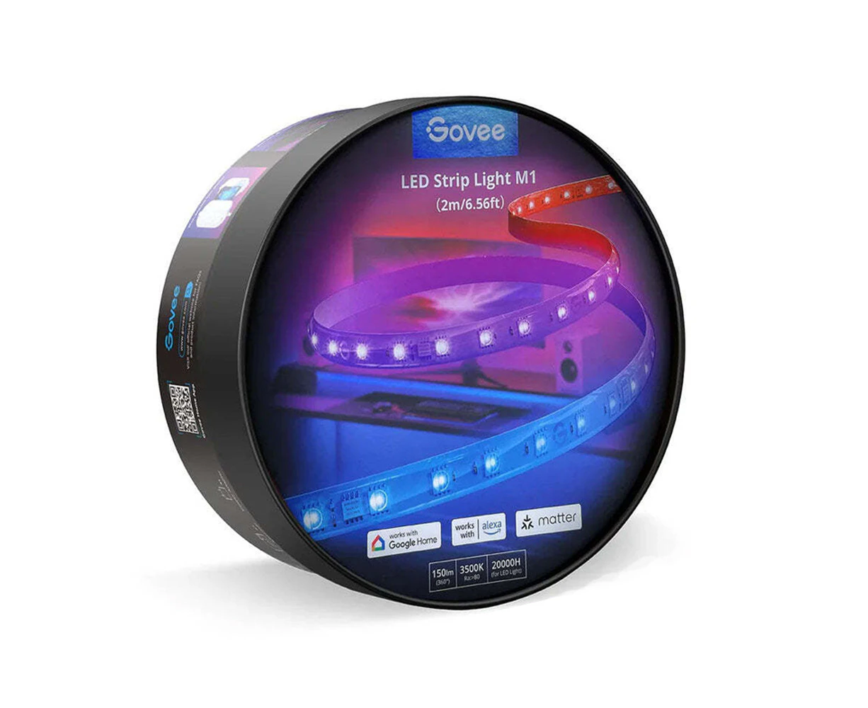 Govee RGBIC Smart LED Light Strip M1 For Matter/Alexa/Google 2M