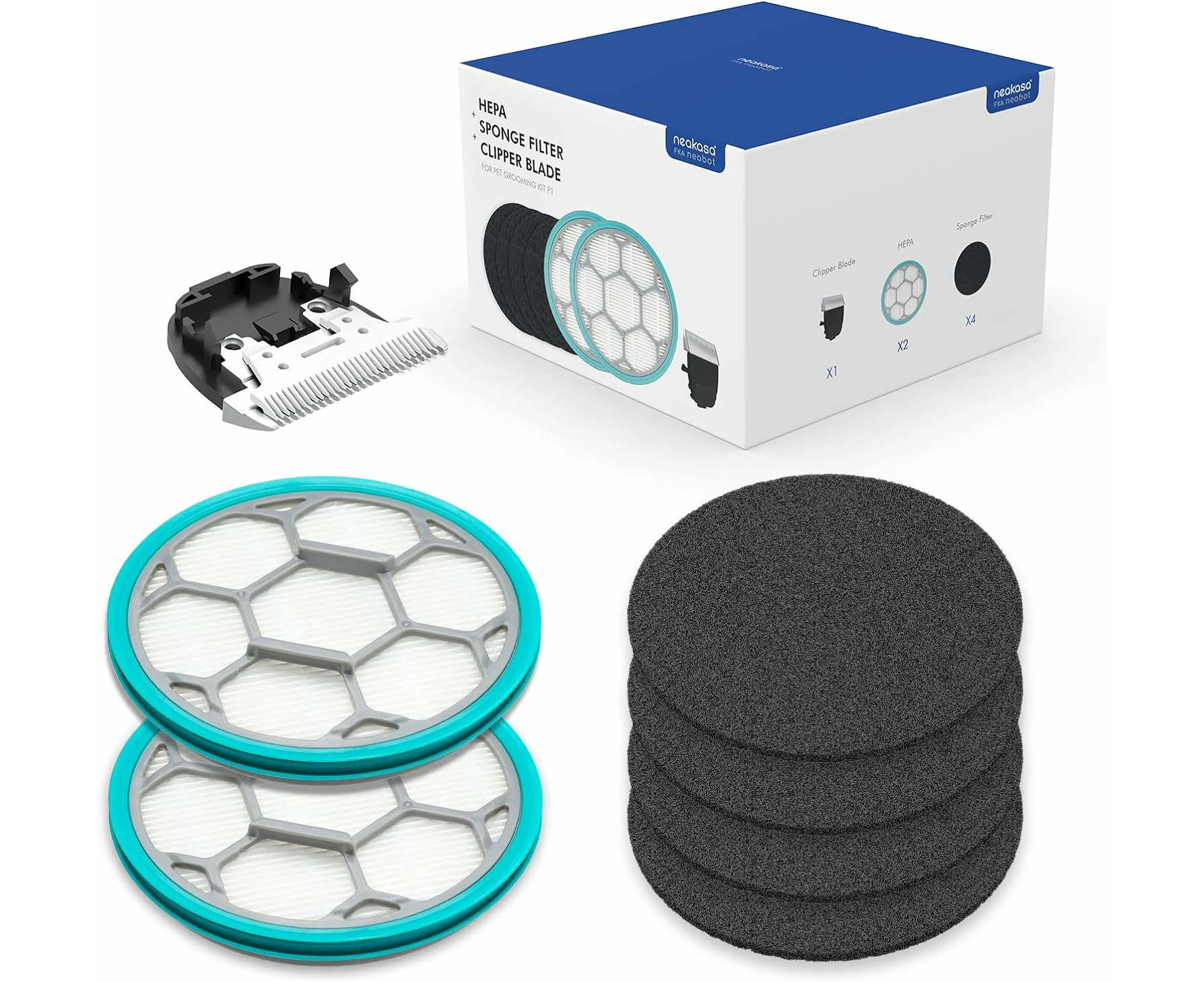 NEAKASA P1 pro Accessories kit B (1 blade+2 HEPA+4 foam)