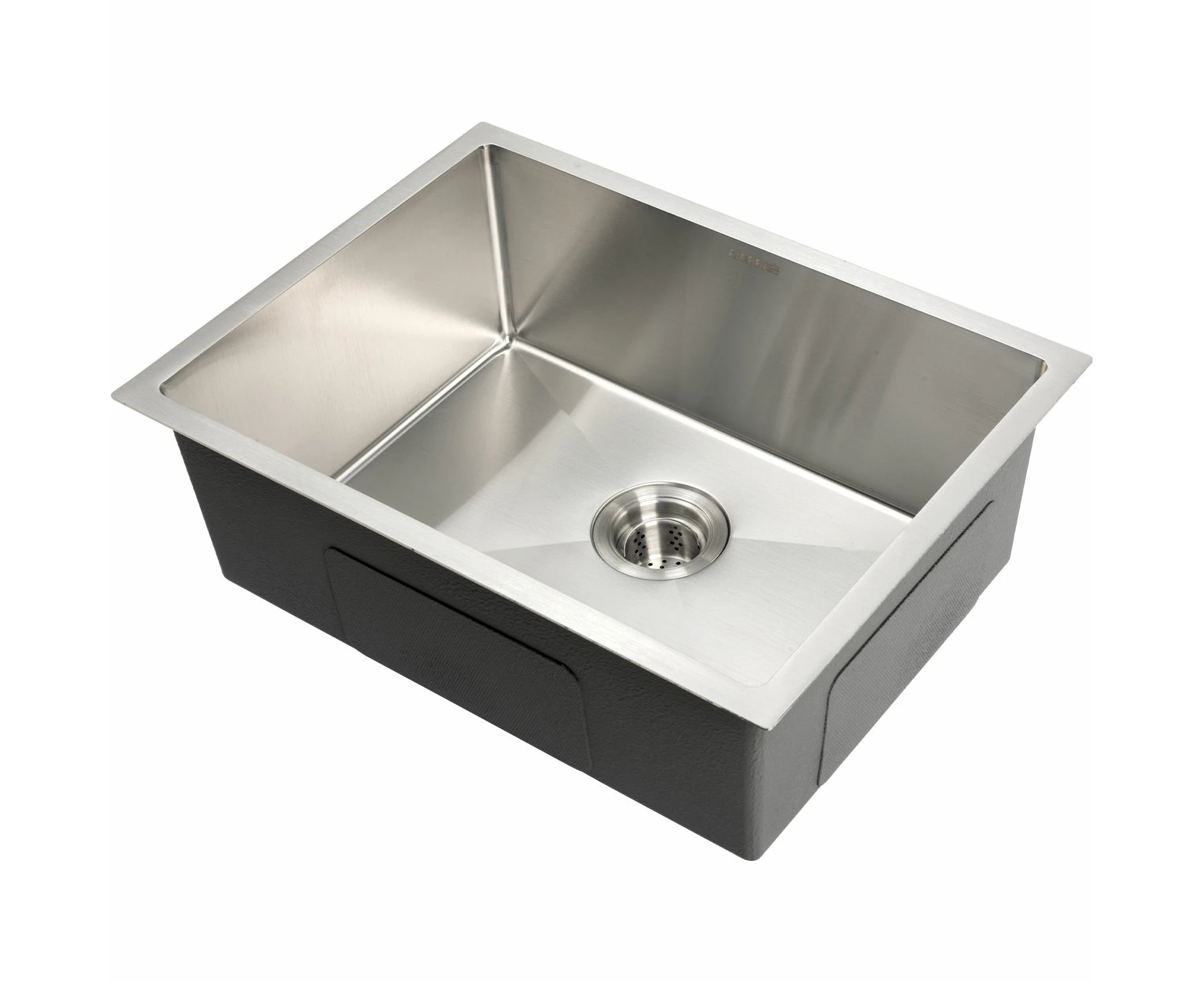 AMIRRA Kitchen Stainless Steel Sink 440mmx340mm with Nano Coating Silver Black