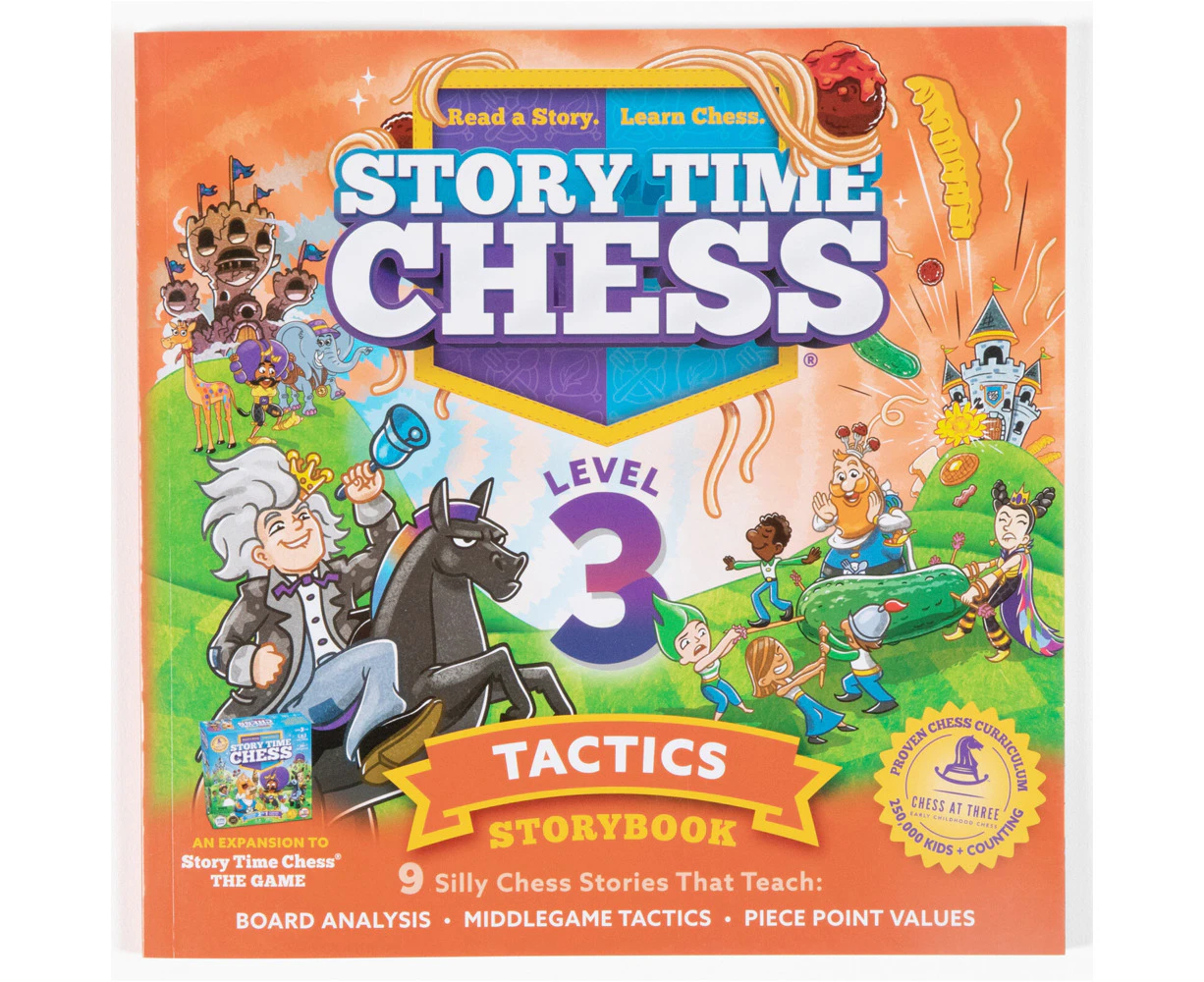 Thinking Cup Games Story Time Chess Level 3 Tactics Board Game Expansion 3y+