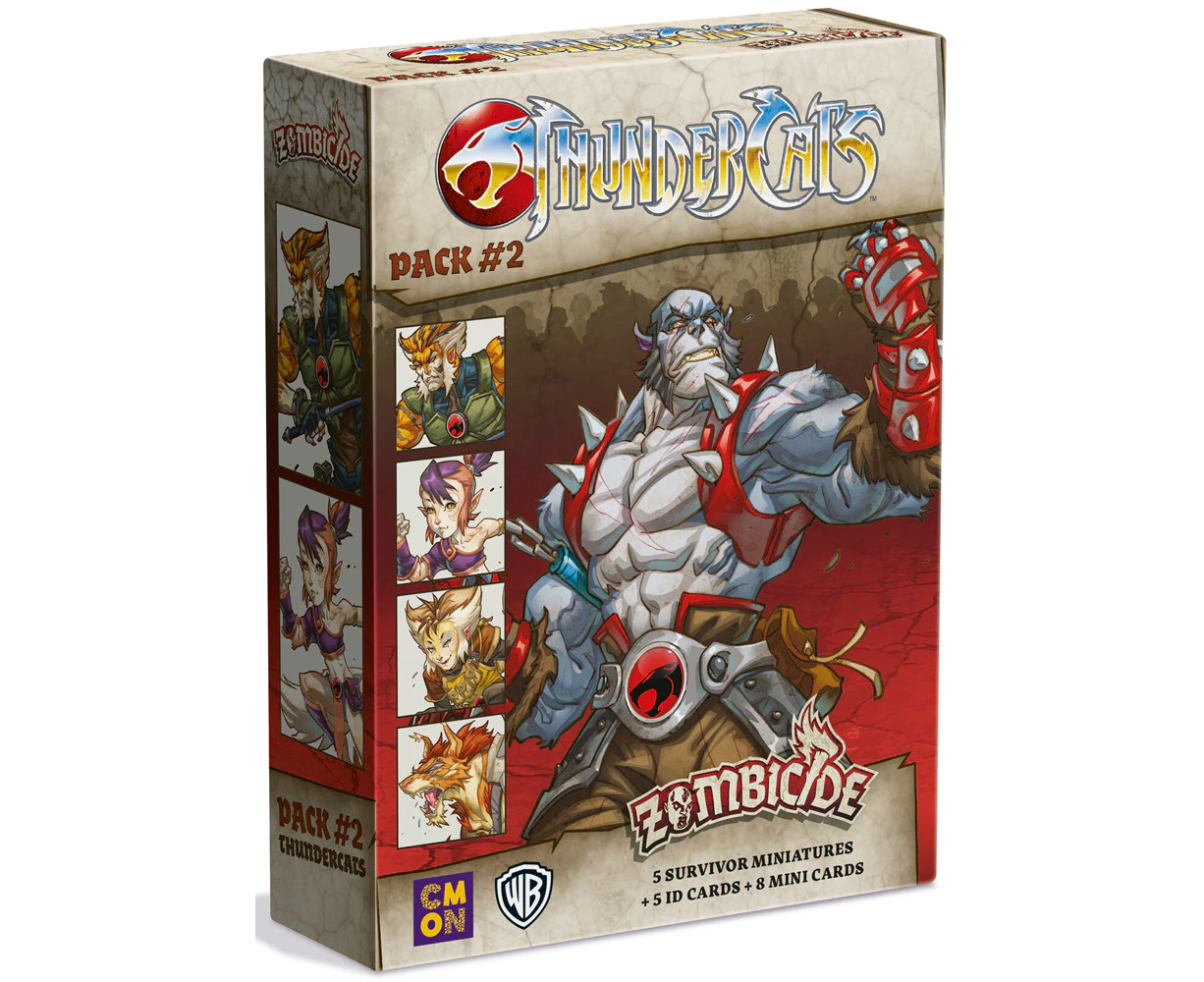 CMON Zombicide Black Plague Thundercats Pack #2 Kids Strategy Board Game 12y+