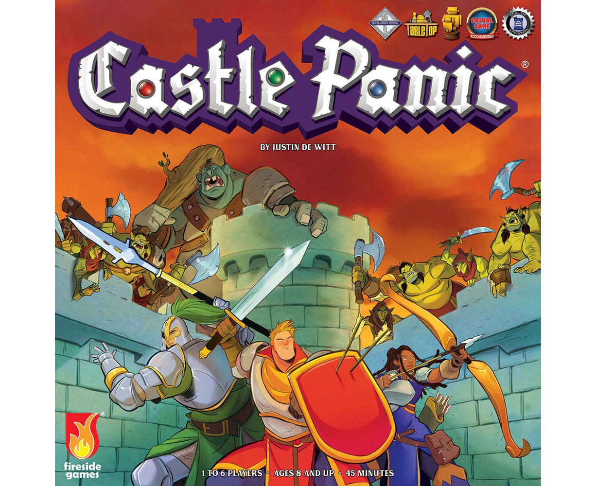 Fireside Games Castle Panic Kids/Children Tabletop Board Game 2nd Edition 8y+