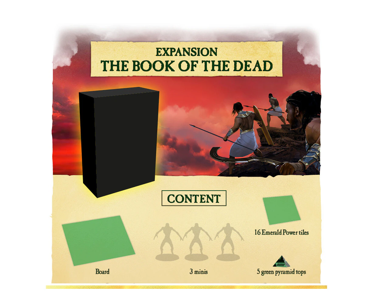 Matagot The Book of the Dead Expansion Kids/Family Tabletop Strategy Board Game