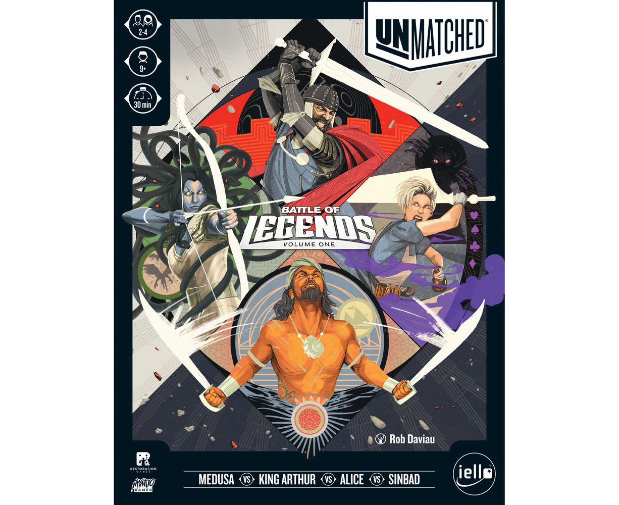 Mondo Games Unmatched Battle of Legends Vol. 1 Kids/Children Board Game 9y+