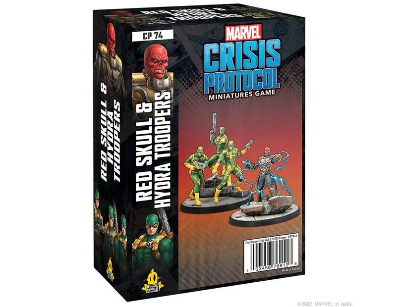 Marvel Crisis Protocol Red Skull & Hydra Troopers Kids Miniature Toy Game 14y+