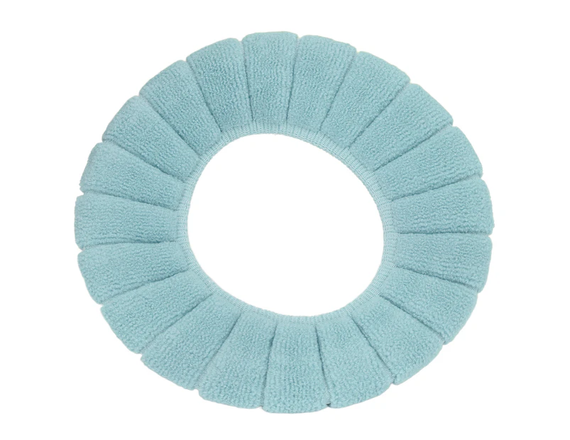 Toilet Seat Cover Thickened Washable Soft Material Keep Warm Skin Friendly Durable Exquisite Color Toilet Seat CushionGreen