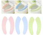 Toilet Seat Cover, Toilet Seat Cover, Warmer WC Seat Cover, Toilet Mat Stick-Type Washable WC Seat Pad WC Warmer Pad for Universal Toilet Seat 3 Sets