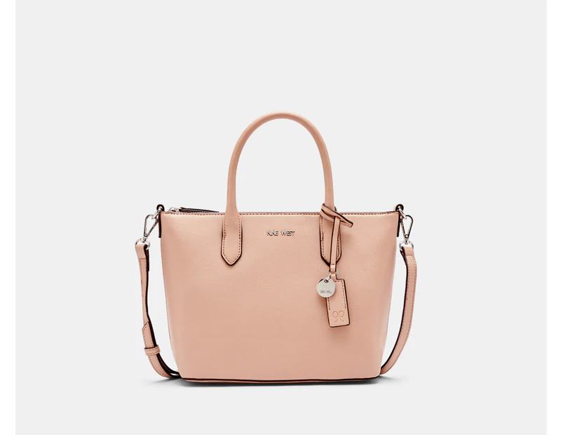 Nine West Violla Satchel Bag - Barely Nude