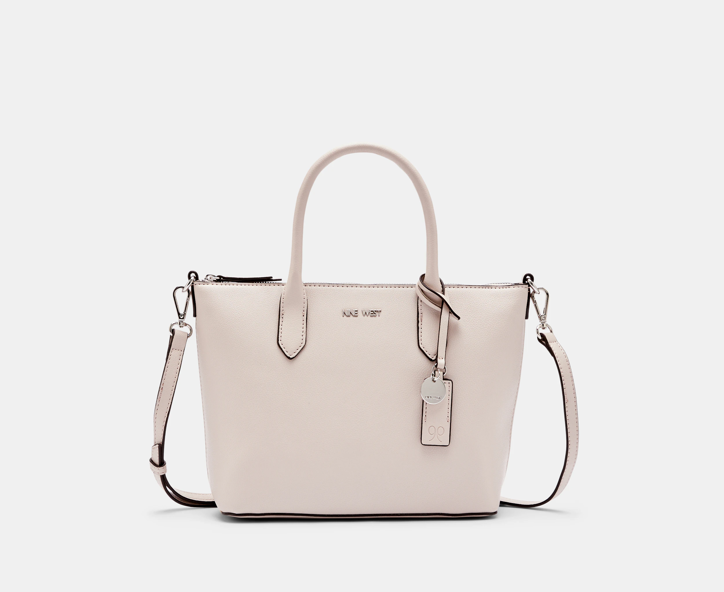 Nine West Violla Satchel Bag - Cement