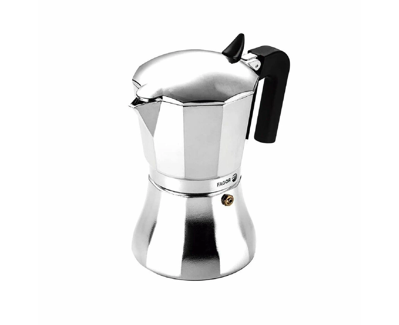 Coffee Espresso Maker Fagor Aluminium 3004 Stainless Steel - 12 Cup