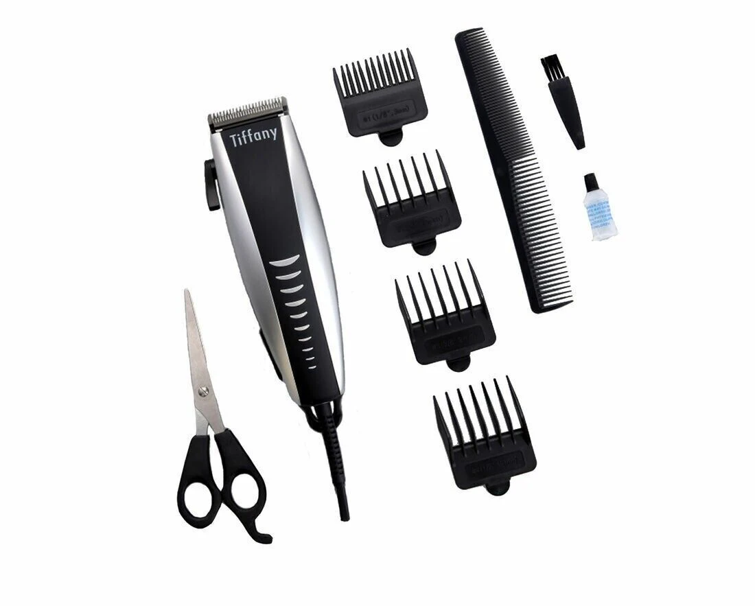 Hair Clipper Kit Tiffany Personal Groomer Kit with Comb Stainless Steel Blade