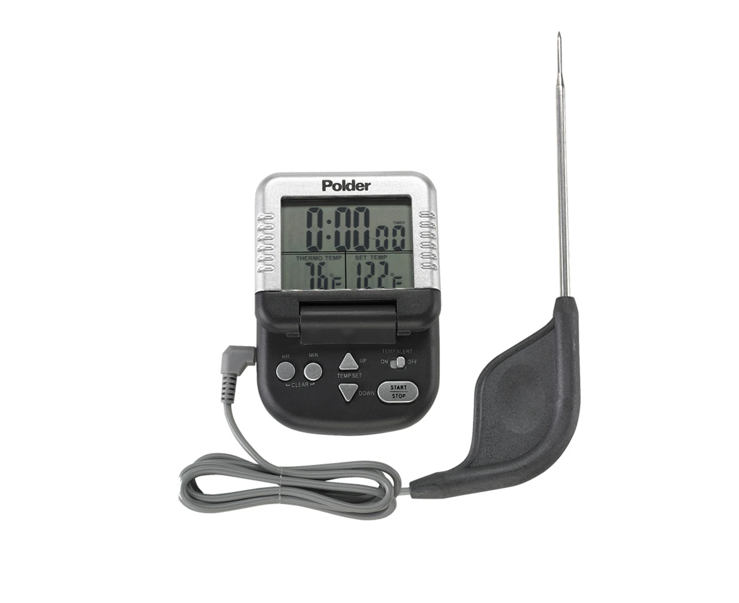 POLDER DIGITAL IN-OVEN THERMOMETER AND TIMER Programmable