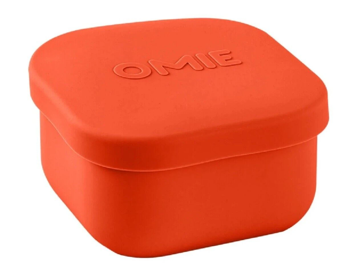 OmieBox Silicone Leakproof Snack Containers To Go Food Storage - 280ml Red