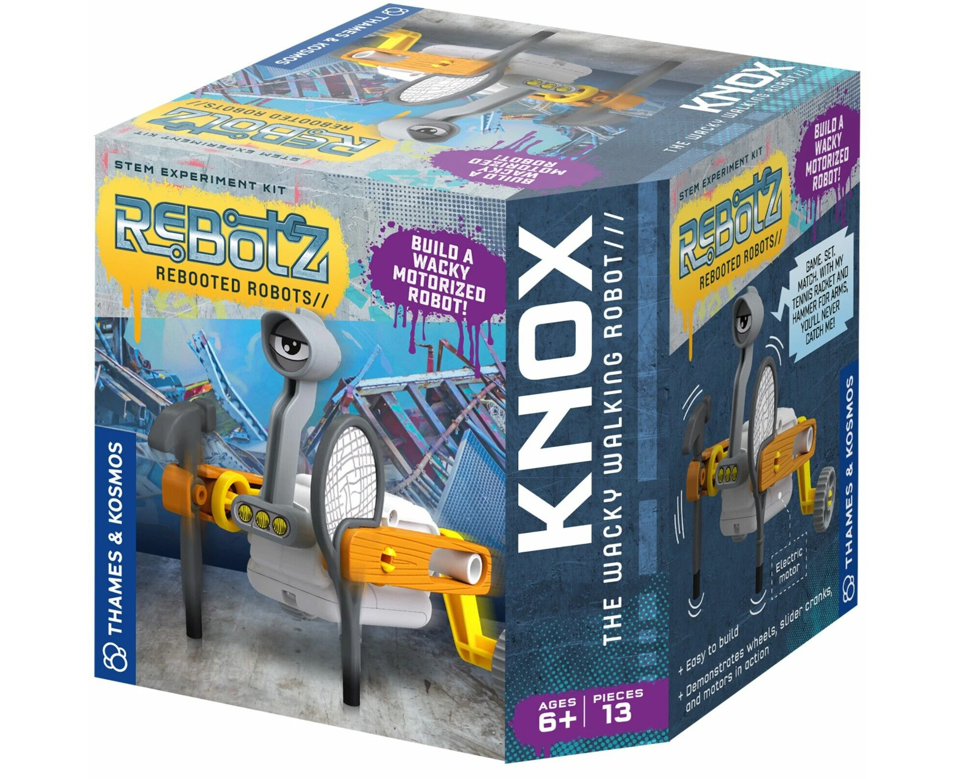 ReBotz Knox The Wacky Walking Robot Rebooted Robots Kids Gift