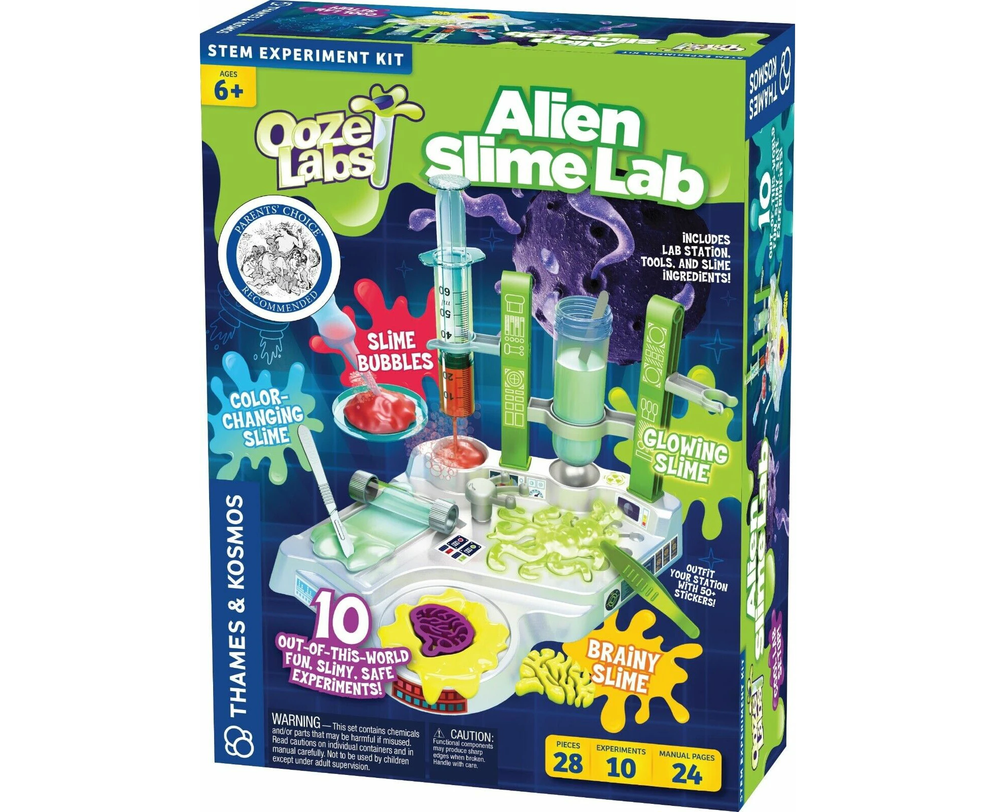 Ooze Labs Alien Slime Lab Experiment Thames Kosmos Mini Laboratory Kids Gifts