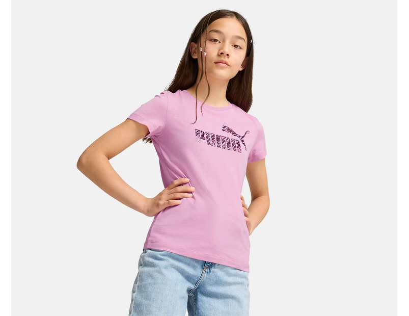 Puma Youth Essentials+ Animal Graphic Tee / T-Shirt / Tshirt - Mauved Out