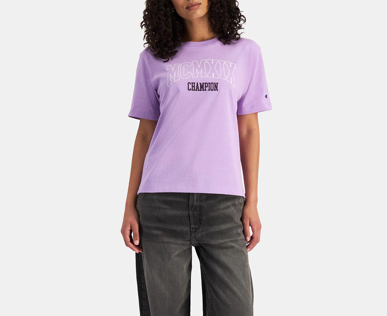 Champion Women's Rochester MCMXIX Tee / T-Shirt / Tshirt - Primrose