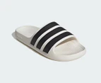 Adidas Unisex Adilette Flow Slides - Off White/Core Black