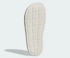 Adidas Unisex Adilette Flow Slides - Off White/Core Black