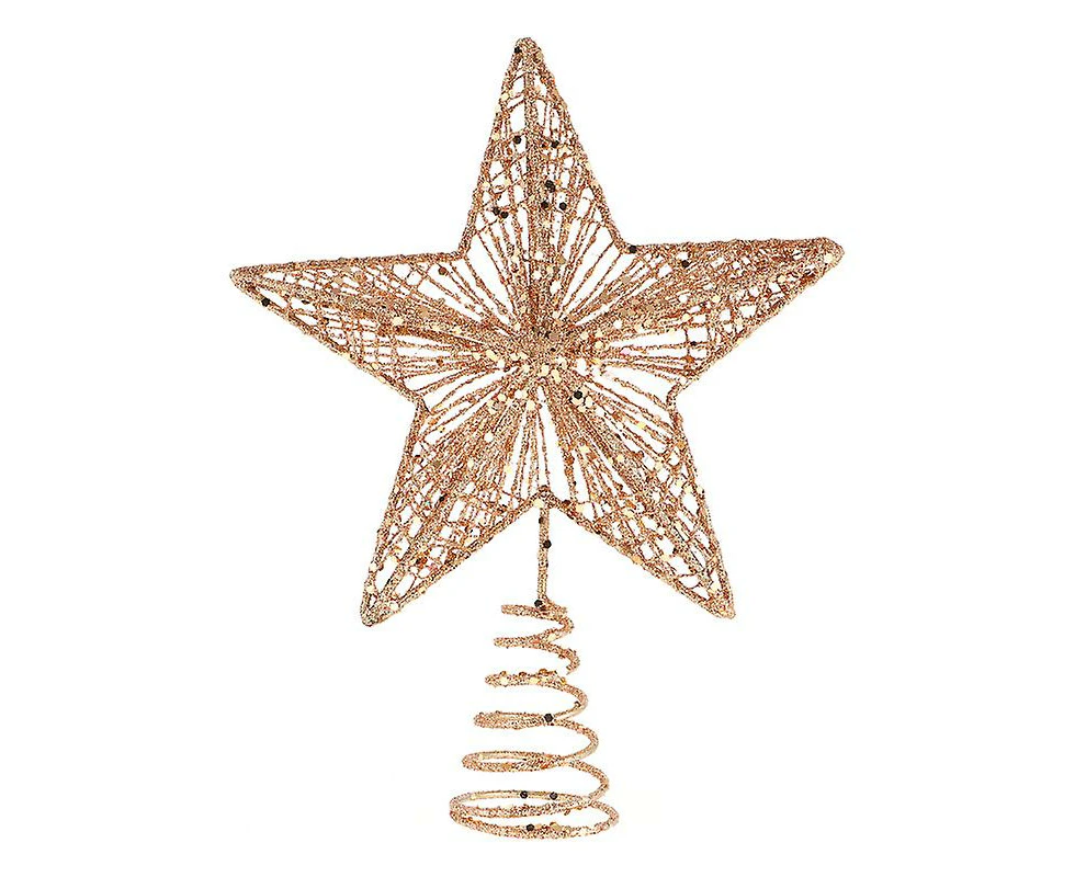 1pcs Star Tree Topper For Christmas Home Bar