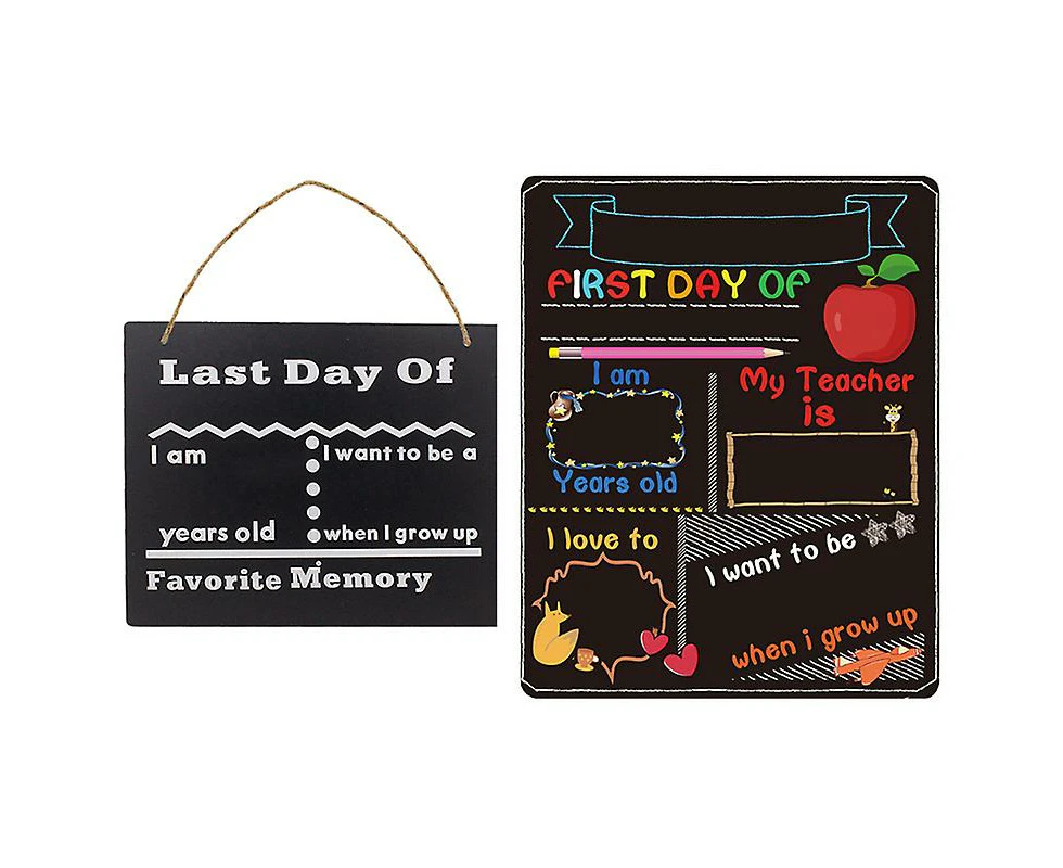 2pcs Double-sided Chalkboard