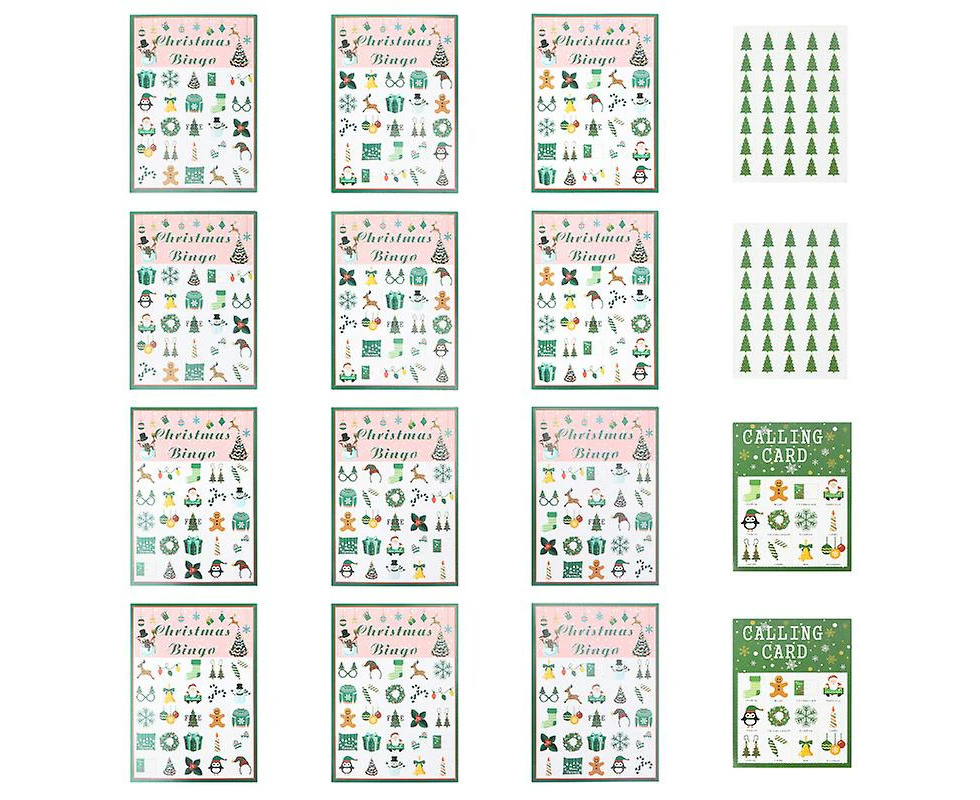 37pcs Bingo Cards