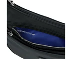 Pierre Cardin Nylon Anti-Theft Crossbody Bag in Black