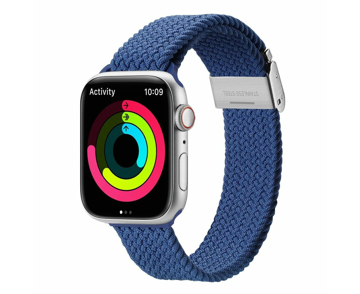 Apple Watch 49mm / 45mm / 44mm / 42mm Band Braided Dux Ducis - Blue