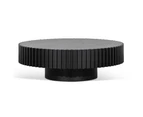 Alfaro Oak Round Coffee Table - Black