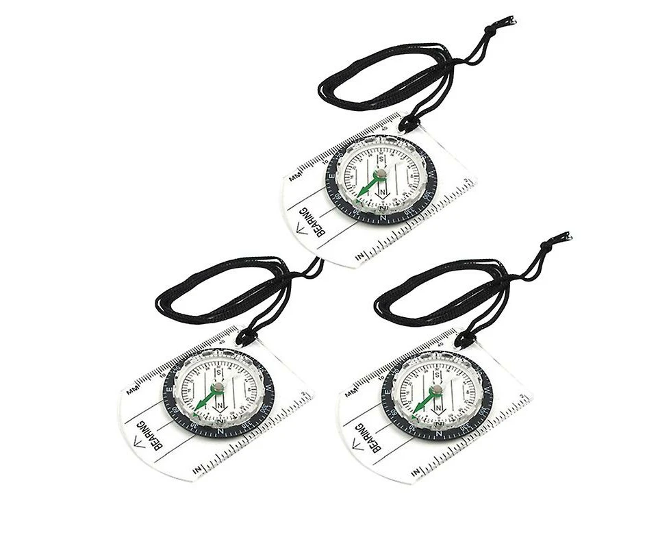 3pcs Outdoor Compass