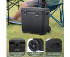 Mountview Cooler Ice Box 27L/43L Portable Chest Trolly For Camping BBQ Picnic