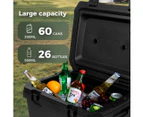 Mountview Cooler Ice Box 27L/43L Portable Chest Trolly For Camping BBQ Picnic