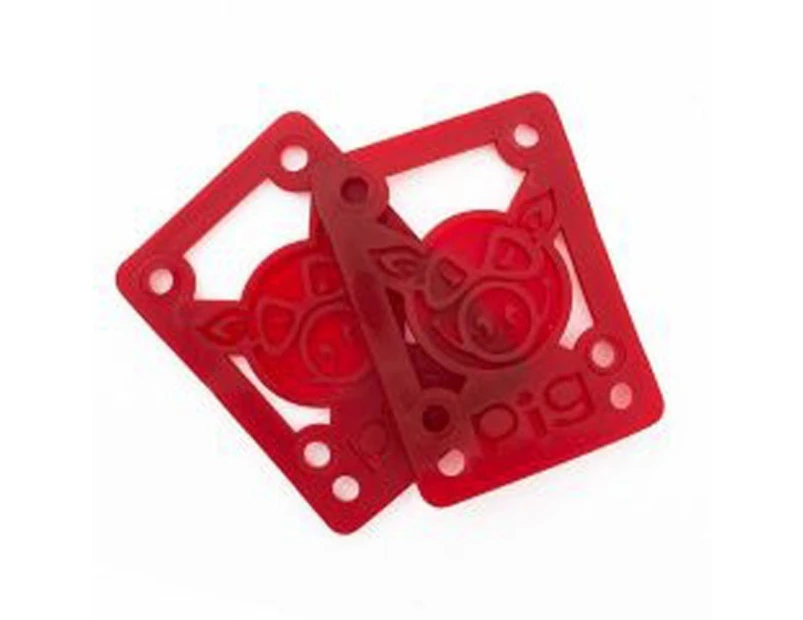 Pig Risers 1/8 Inch Soft Red