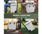 Mountview Cooler Ice Box 27L/43L Portable Chest Trolly For Camping BBQ Picnic