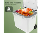 Mountview Cooler Ice Box 27L/43L Portable Chest Trolly For Camping BBQ Picnic