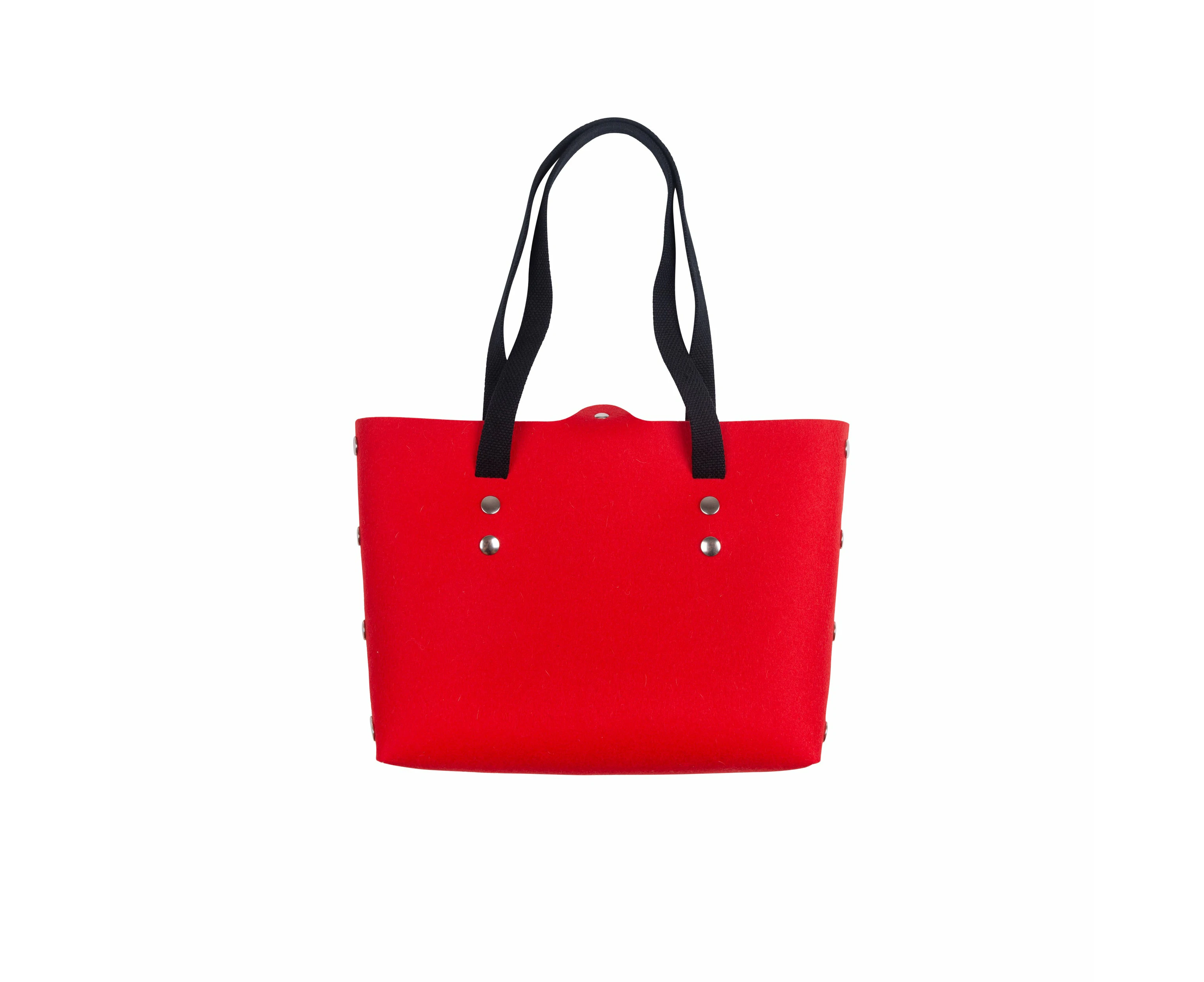 Katya Komarova Felt Tote Bag - Red/Black