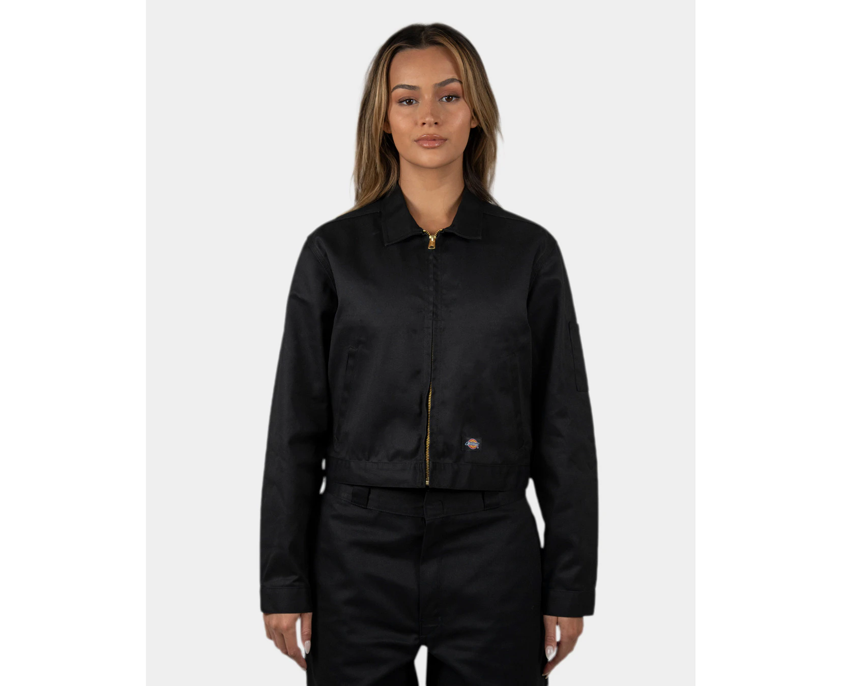 DICKIES Eisenhower Cropped Jacket BLACK