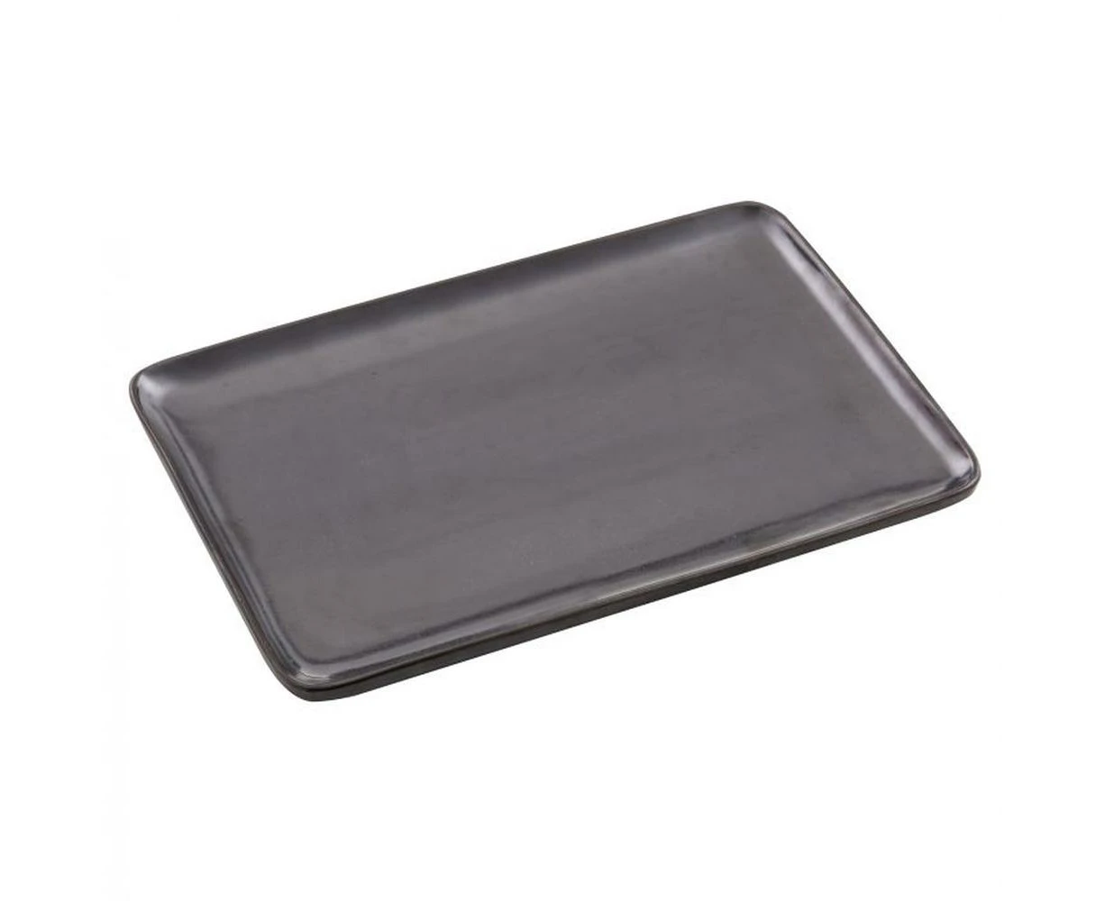 Oliver Rectangular Serving Platter (Black) - 36x24x3cm