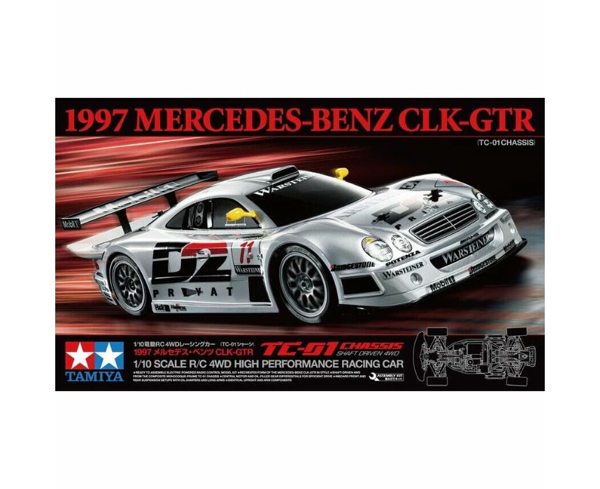 Tamiya 1/10 RC 1997 Mercedes-Benz CLK-GTR