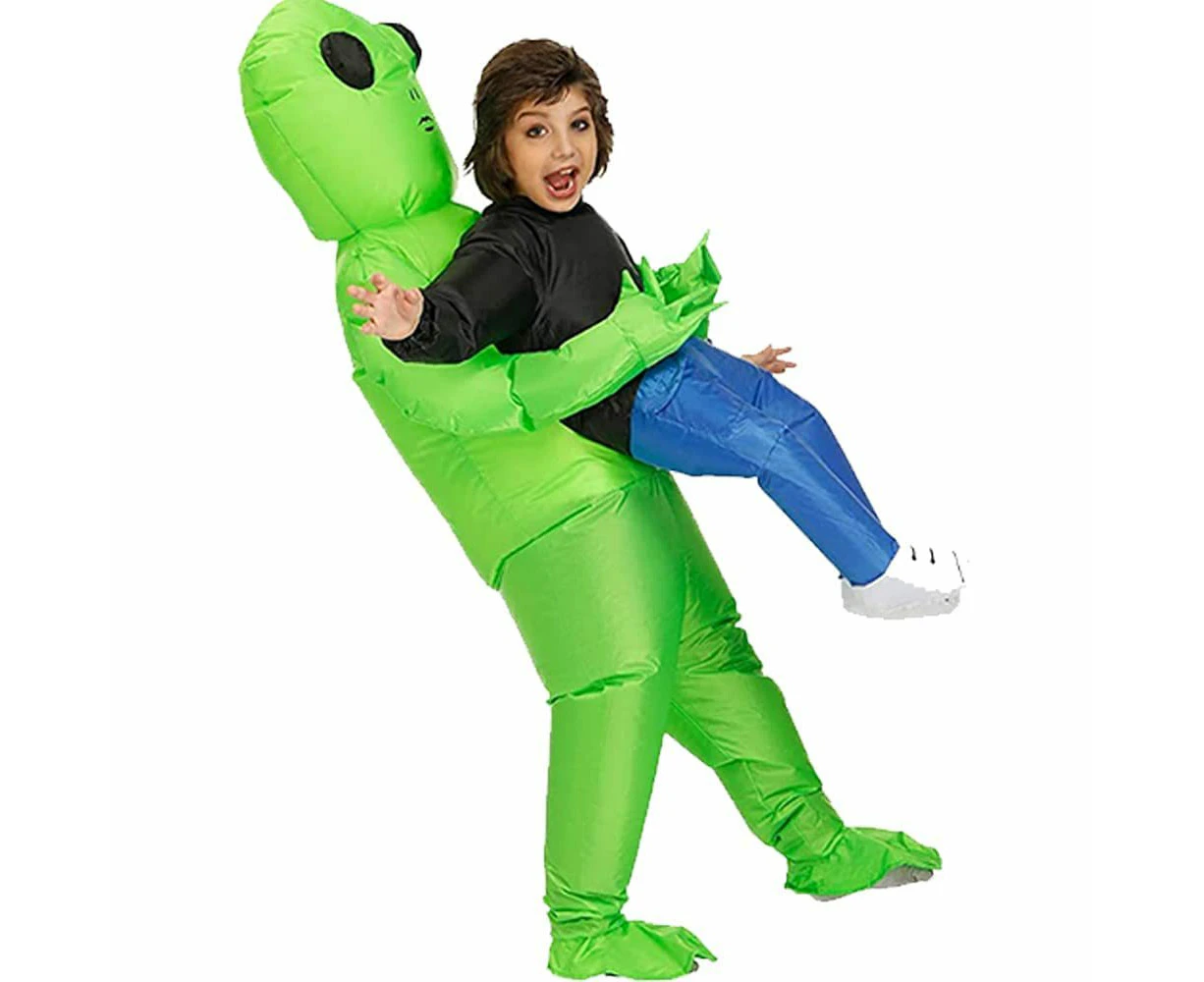 ET-Aliens Inflatable Costume Scary Monster Cosplay For Adult Kids Thanksgiving Christmas Party Festival Stage Children Clothing