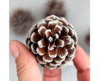 9pcs Gold Pine Cones Baubles - Gold