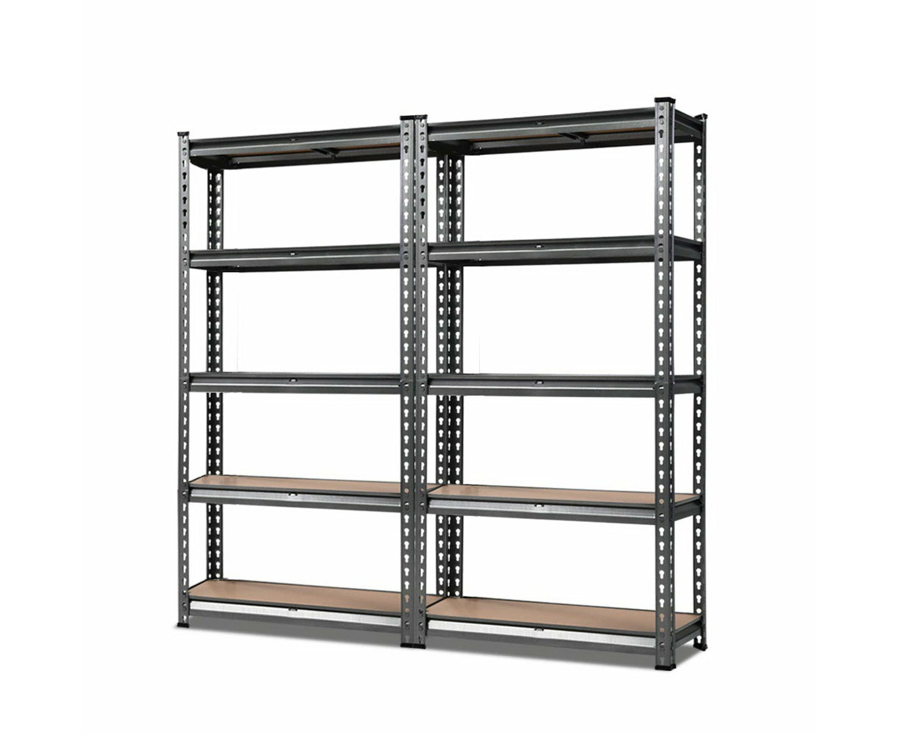 Storage Shelf Rack 5 Tiers - Matte Charcoal