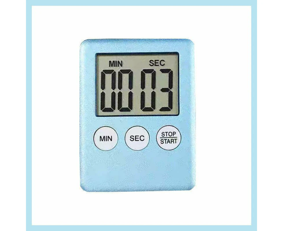 Magnetic Kitchen Cooking Timer 99 Minutes Timer - 2pcs - Blue