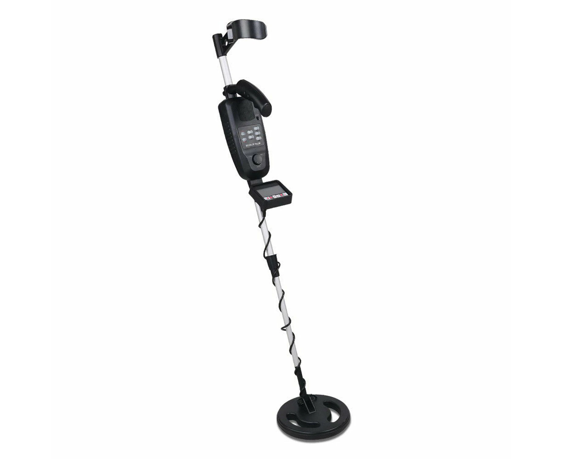 Metal Detector with LCD and Headphones - Black