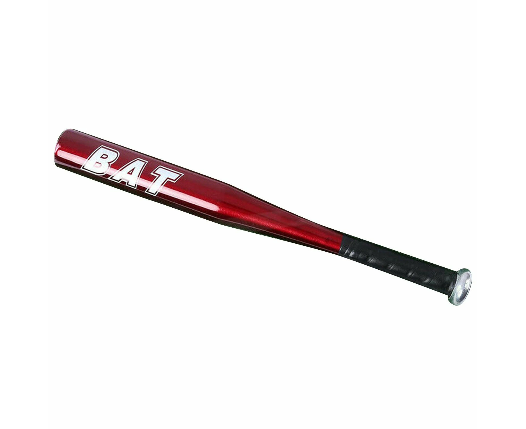 Outdoor Light Weight Aluminum Wood Baseball Bat - Red 32inch / 81cm