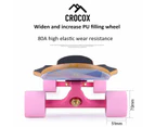 Crocox Adult Longboard Skateboard Complete Youth Beginner Maple Deck Outdoor - Sunrise