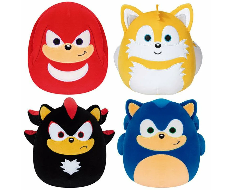 Jazwares Squishmallows Sonic The Hedgehog Plush Toy 25Cm - made up of Soft Material - 1 Assorted Color/Model - Gift Toy for Kids