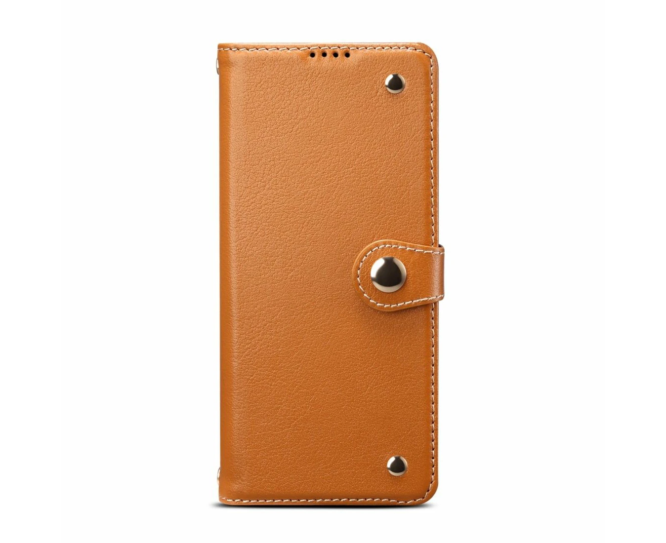 For Samsung Galaxy S20 Ultra Case Genuine Leather Luxury Wallet Case Light Brown