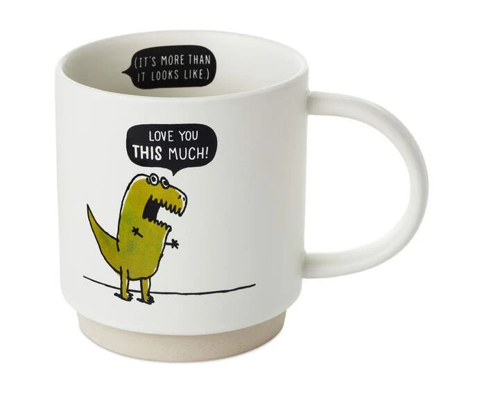 Hallmark Gifts - T-Rex Love You This Much Funny Mug